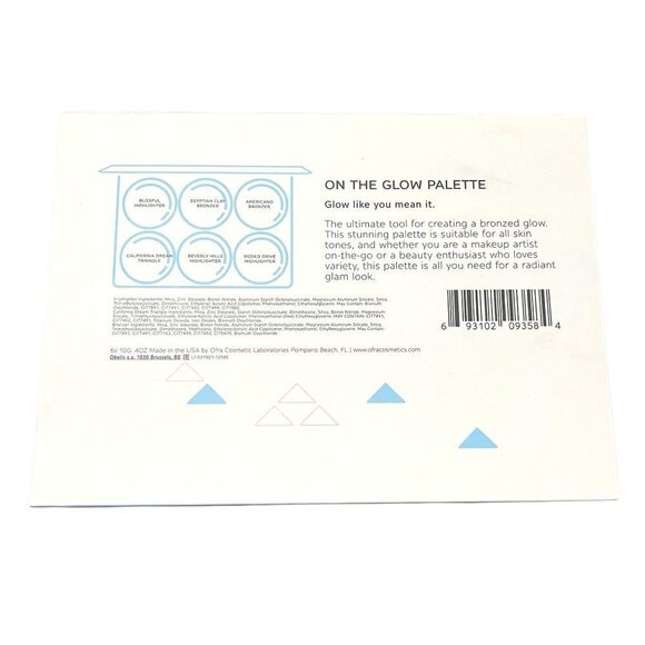 OFRA Cosmetics BNIB 6 Full Size Highlighter Blush Bronzer On The Glow Palette - Picture 4 of 4